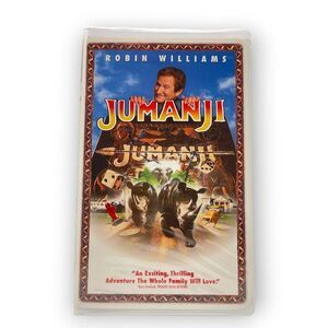 Jumanji VHS Movie Film 1996 Robin Williams Columbia Tristar Kirsten Dunst